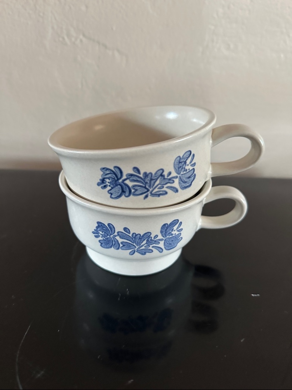 Pfaltzgraff Yorktowne stoneware mugs